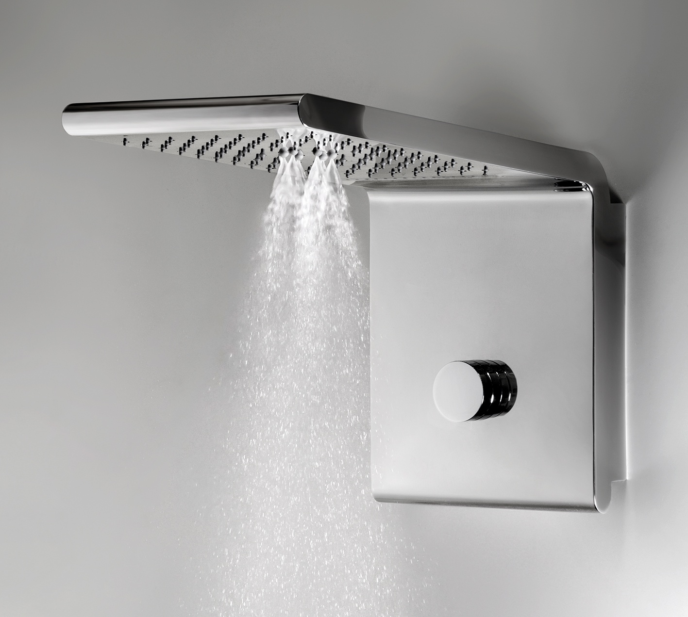 Душевая программа Душевая панель 450 х 200 мм, 3 режима, настенное крепление, хром 