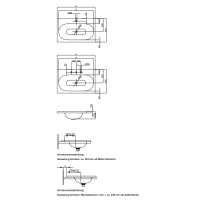 Раковины Раковина встраиваемая сверху 60x50 см, белая 