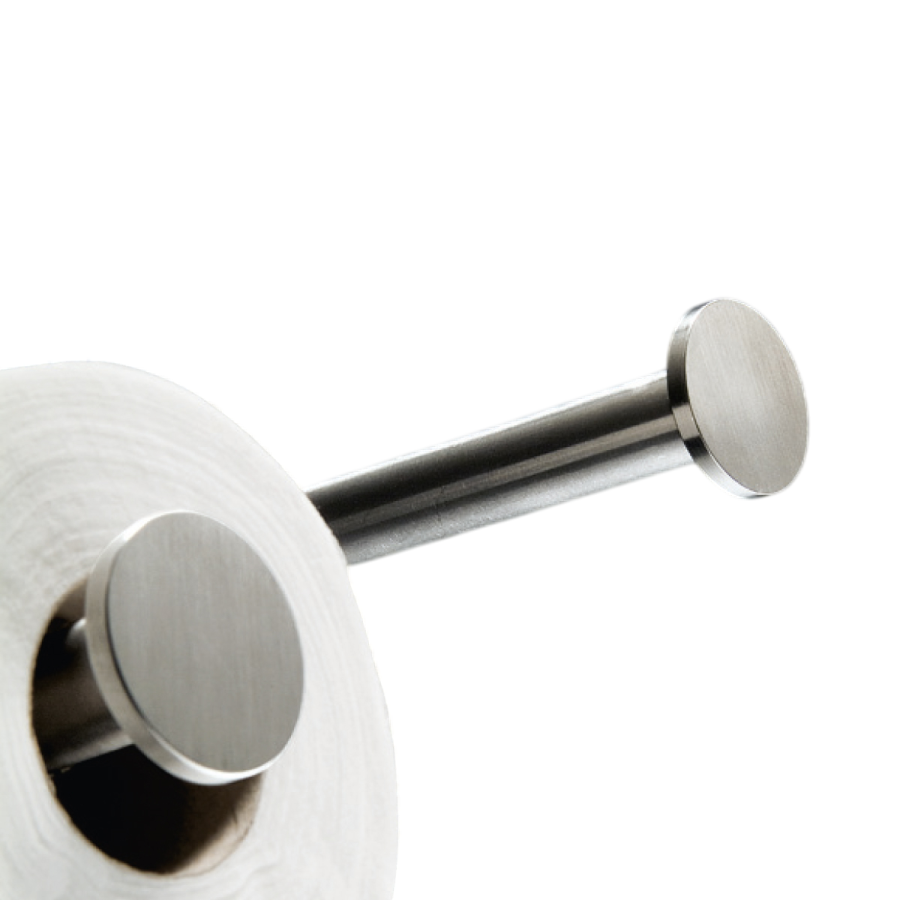 Бумагодержатель Stem, настенный, сталь, цвет сатинированная бронза