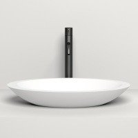 Раковины Раковина накладная 575х350, матовая, материал S-Stone 