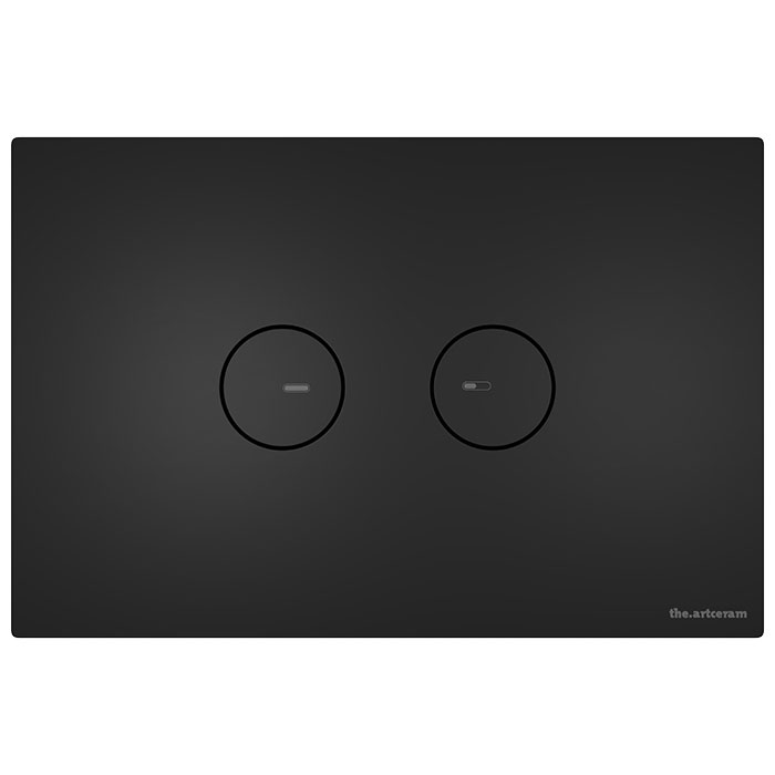 Смывная клавиша INOX-715, цвет черный матовый