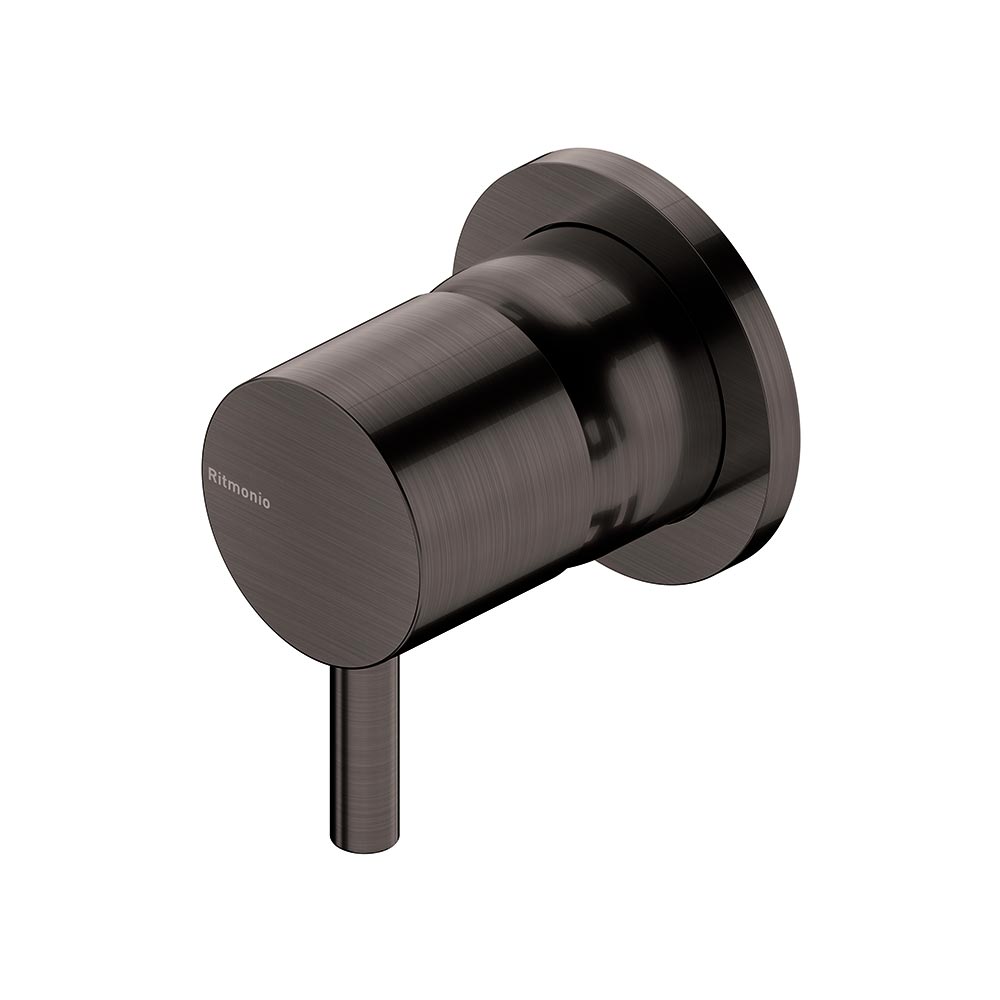 Смесители Смеситель встроенный для раковины/душа blx brushed black chrome 