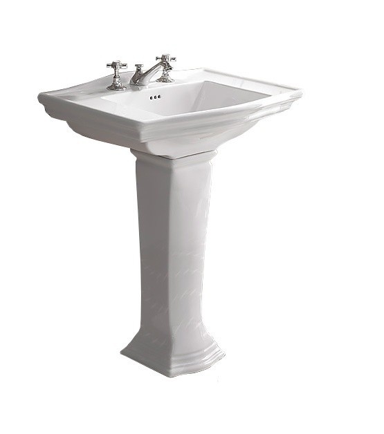 Раковина с пьедесталом на 69 см