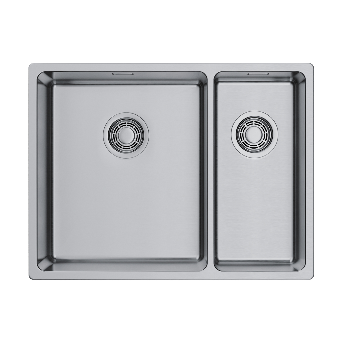 Кухонные мойки Кухонная мойка 580x440x200 Tadzava 58-2-U/I-L Ultra 15-IN нержавеющая сталь/нержавеющая сталь 