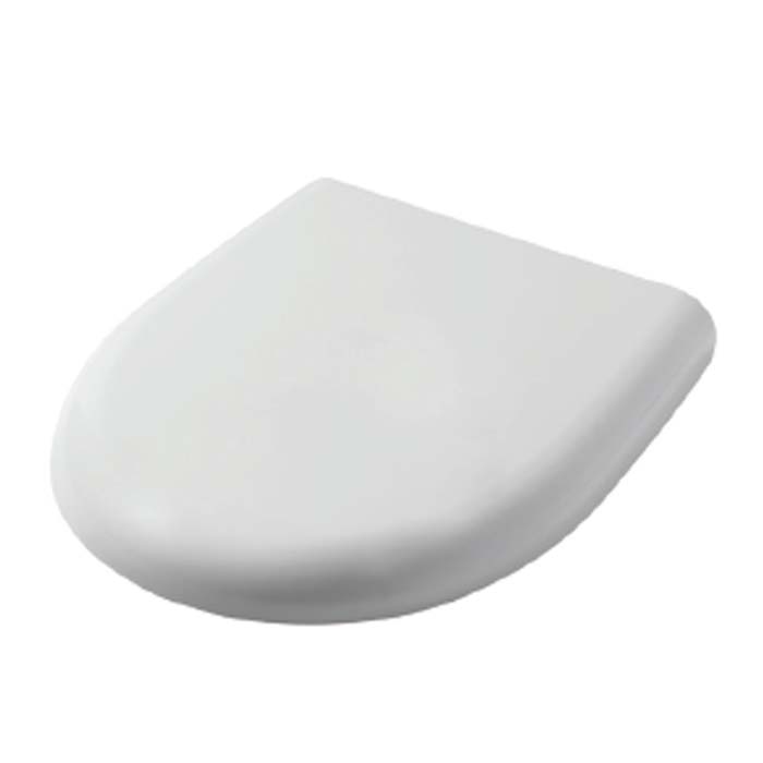 Сиденье для унитаза, цвет белый . петли хром