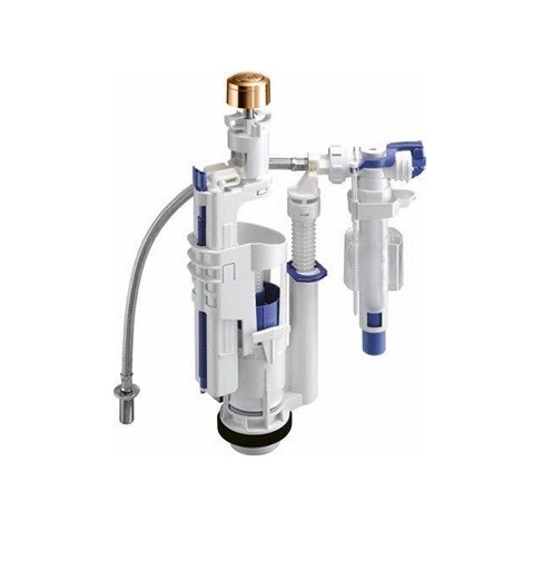 Механизмы смыва для унитазов Смывной механизм для напольного бачка с кнопкой золото 