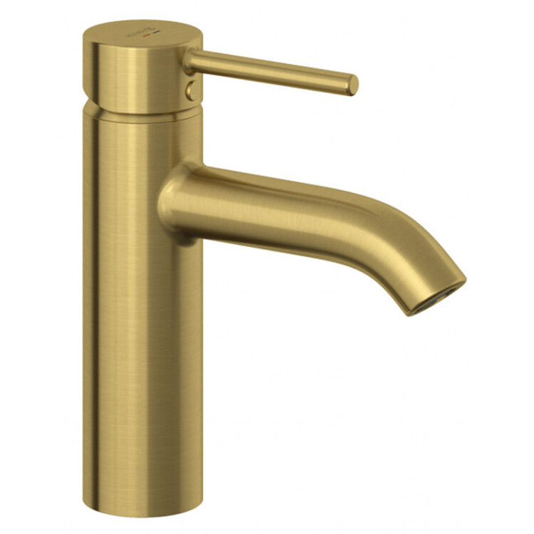 Смеситель для раковины, золото брашированное