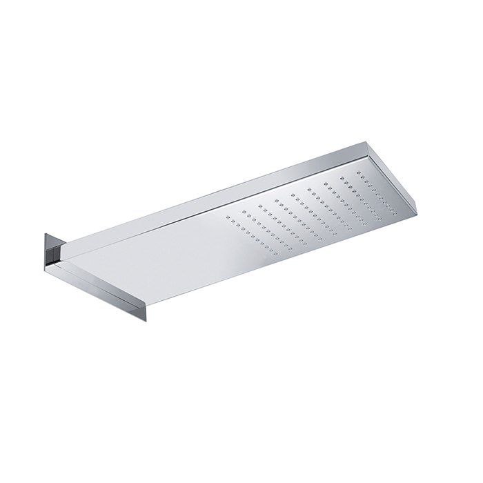 Душевая программа Верхний душ настенный 50х20х0, 24 см, цвет полированная нержавеющая сталь 