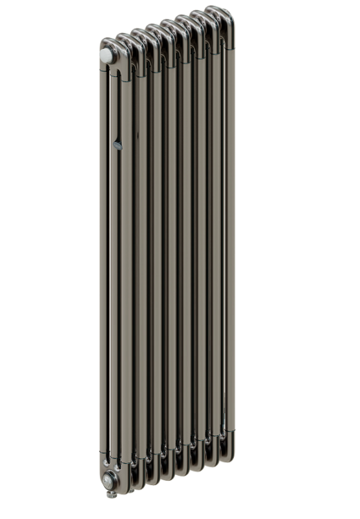 Радиатор 3-х трубчатый 3180, 8 секций, 368xh1800, подключение нижнее, технолак