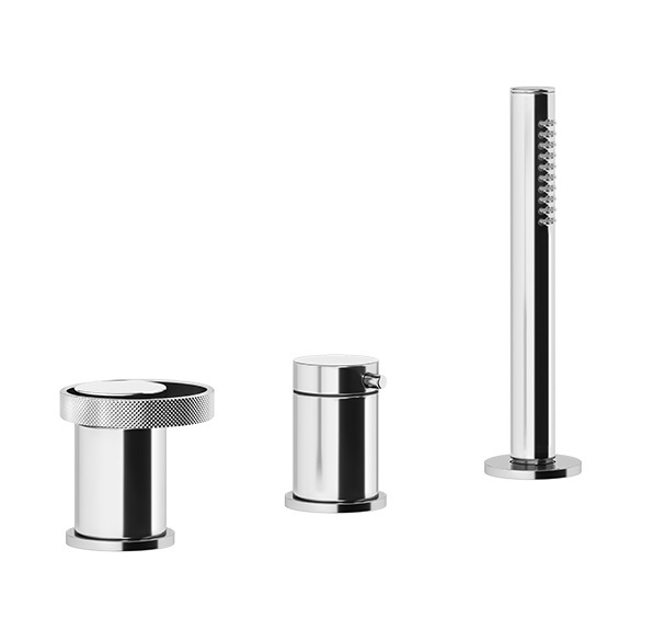 Смесители Смеситель на борт ванны хром 