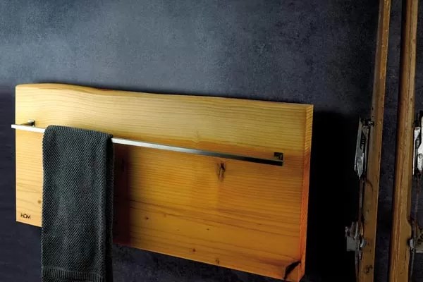 Полотенцесушители HORIZONTAL 350 горизонтальный полотенцесушитель с вешалкой кедр 
