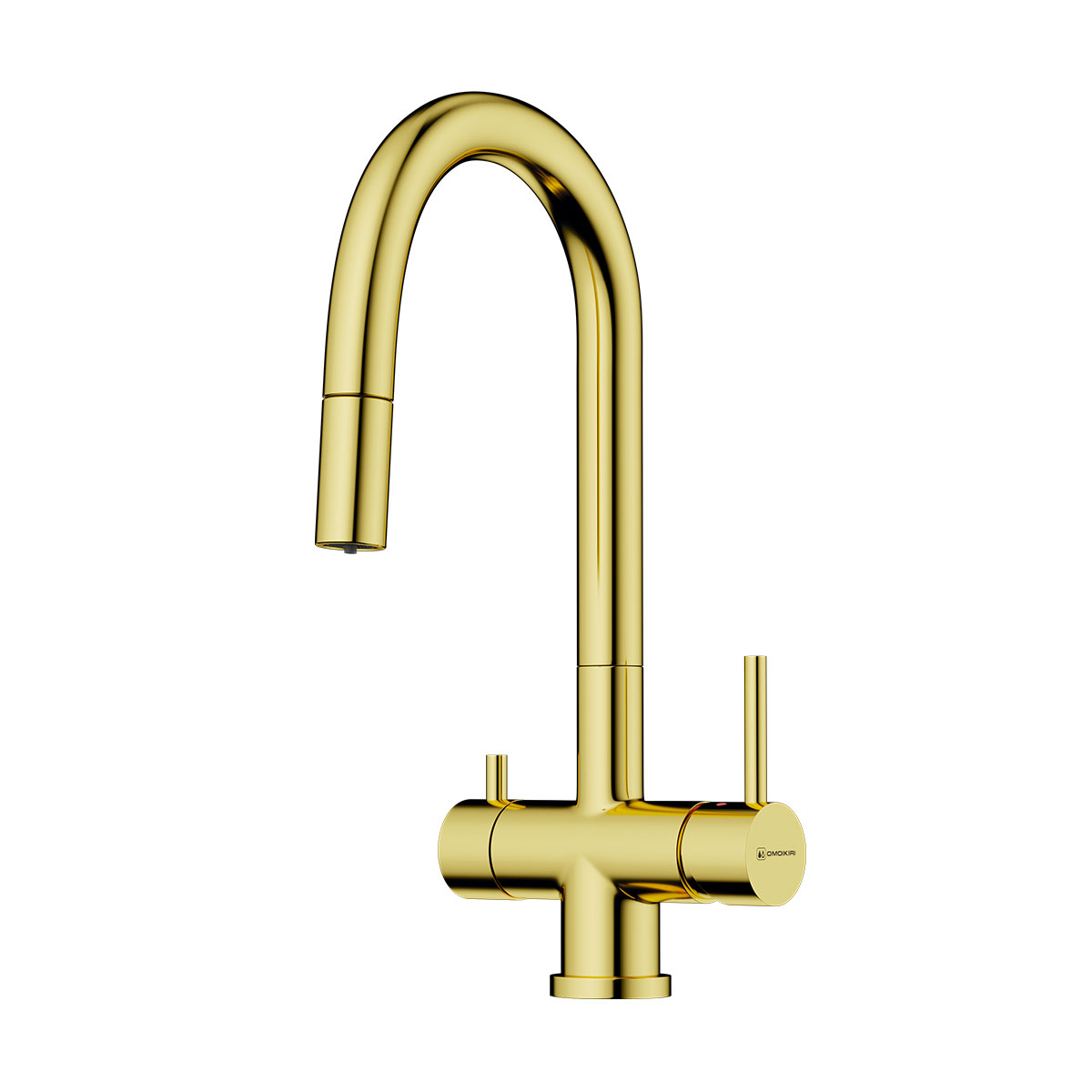Смесители для кухни Смеситель для кухни Akita-S-LG латунь/светлое золото 