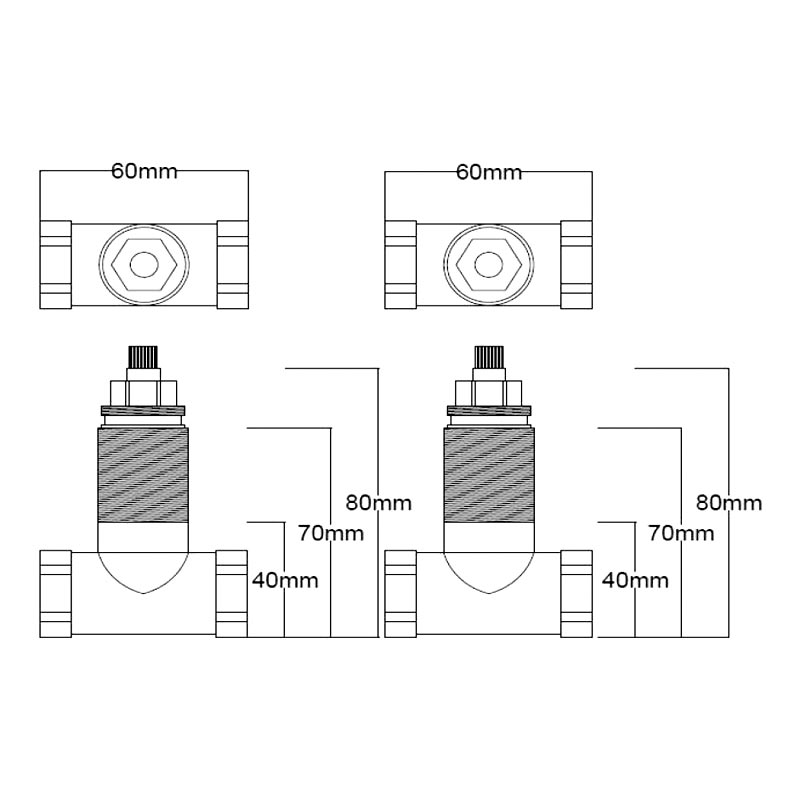 ZC0 Встраиваемая часть на 2 потребителя