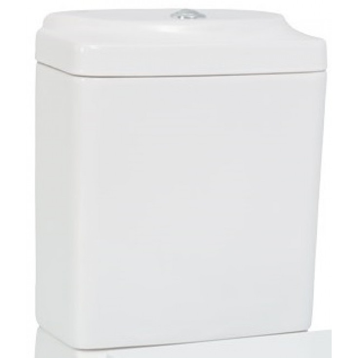 Бачок для унитаза, белый глянцевый