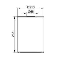 Аксессуары для ванной Ведро для мусора 5 L (хром | тёмно-серый) 