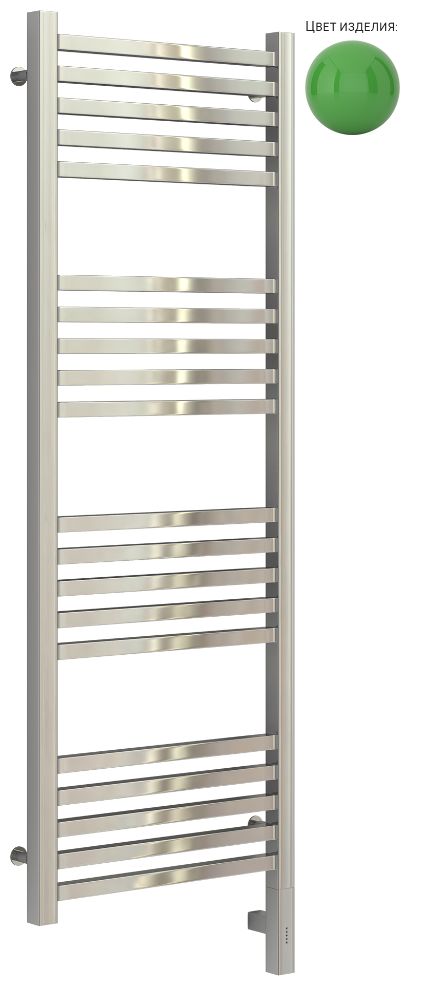 Полотенцесушители Полотенцесушитель электрический 1200х400 / МЭМ правый (RAL 6018 Желто-зелёный) 