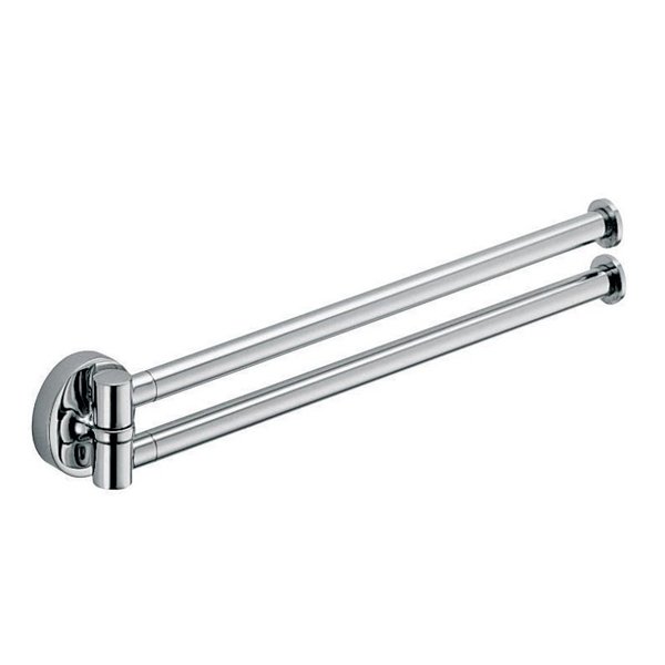 Полотенцедержатель двойной 34.5 см, цвет хром