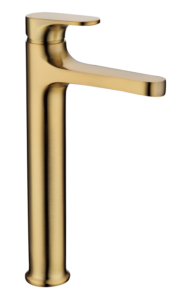 Смесители Смеситель для умывальника высокий бронза 