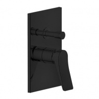 Смесители Смеситель для ванны внешняя часть чёрный матовый 