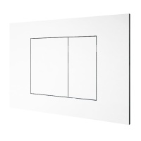 Системы инсталляции Клавиша двойного смыва для бачков Geberit/TECE, цвет белый матовый 