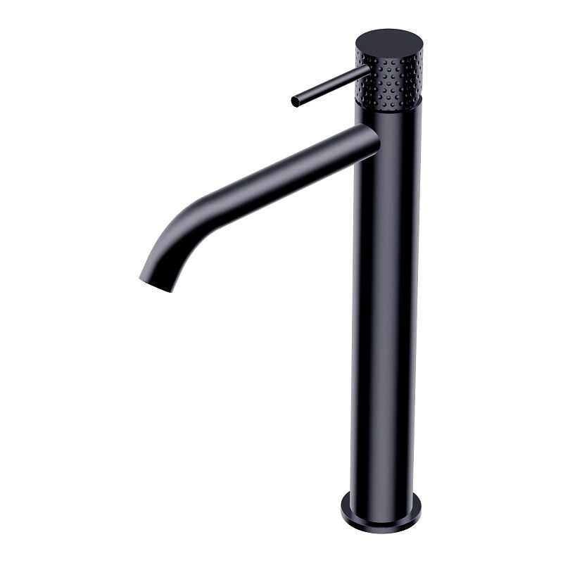 Смесители Смеситель для раковины без донного клапана цвет брашированный черный хром 