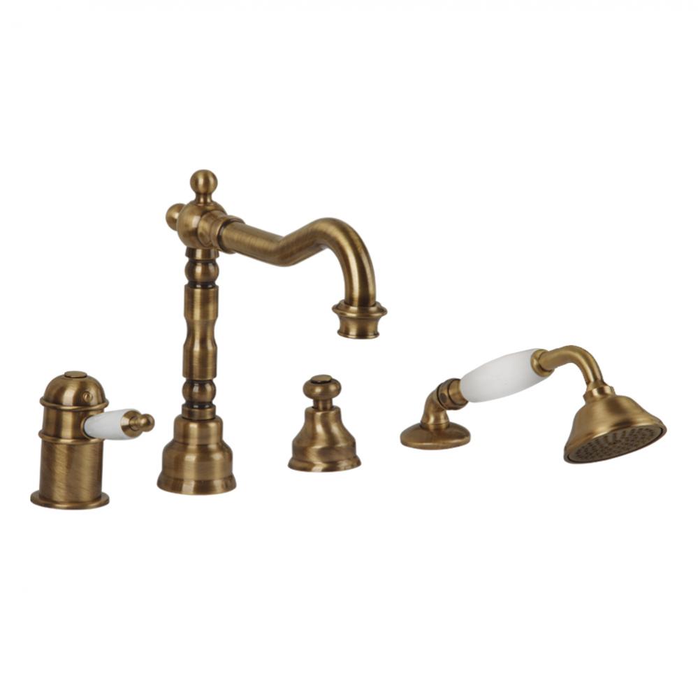 Смесители Смеситель на борт ванны, бронза 