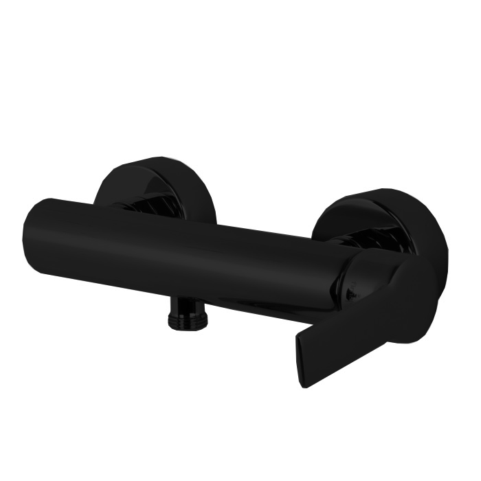 Смесители Смеситель для душа, настенный, без душевого комплекта, цвет чёрный матовый 