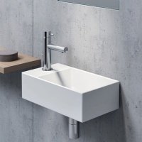 Раковины Раковина накладная, подвесная 50*25 см (белый глянцевый) 