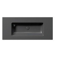 Раковины Раковина подвесная 102*46 см (черный матовый) 