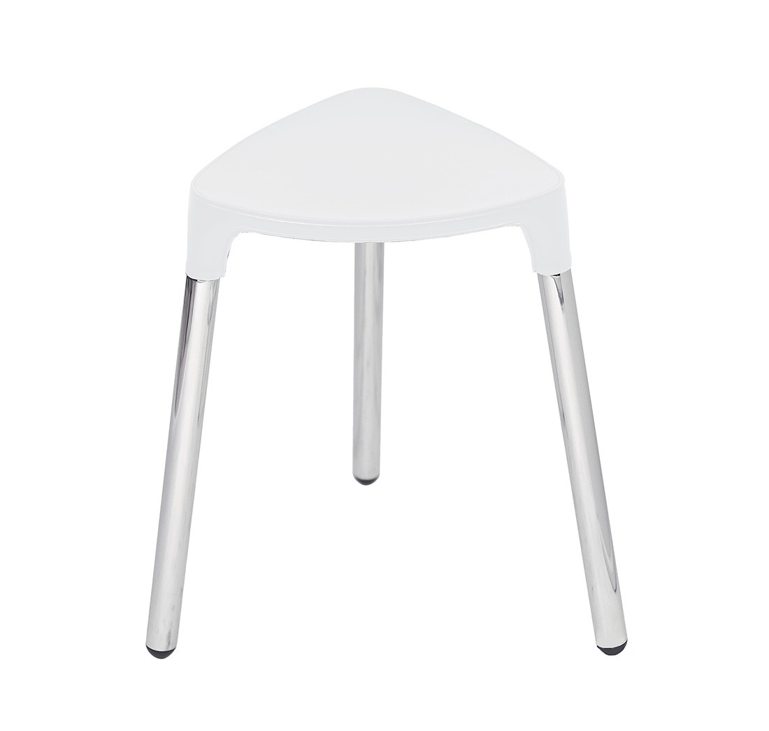 Табурет для ванной комнаты, белый
