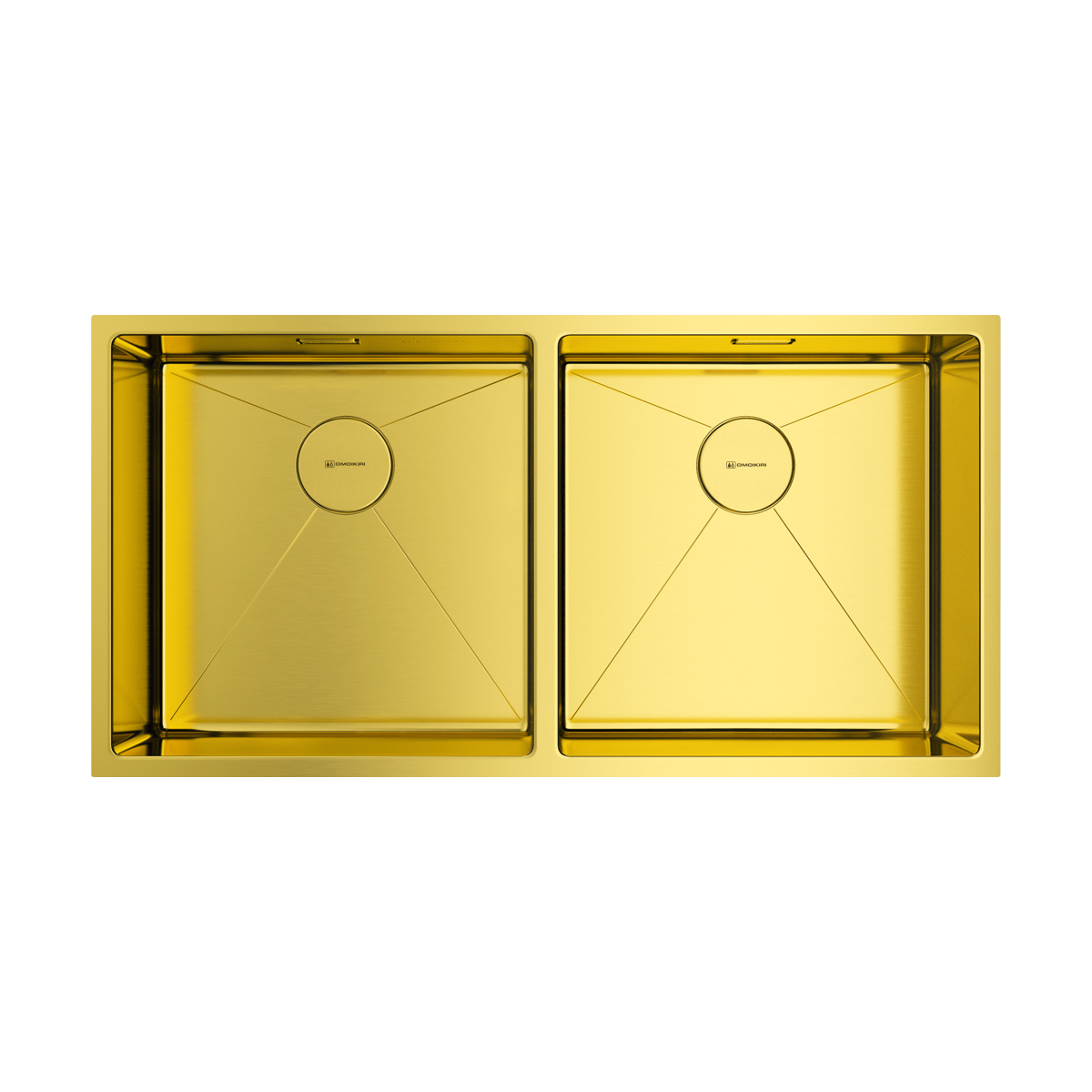 Кухонные мойки Кухонная мойка 865x440x200 Taki 86-2-U/IF Side-LG нержавеющая сталь/светлое золото 