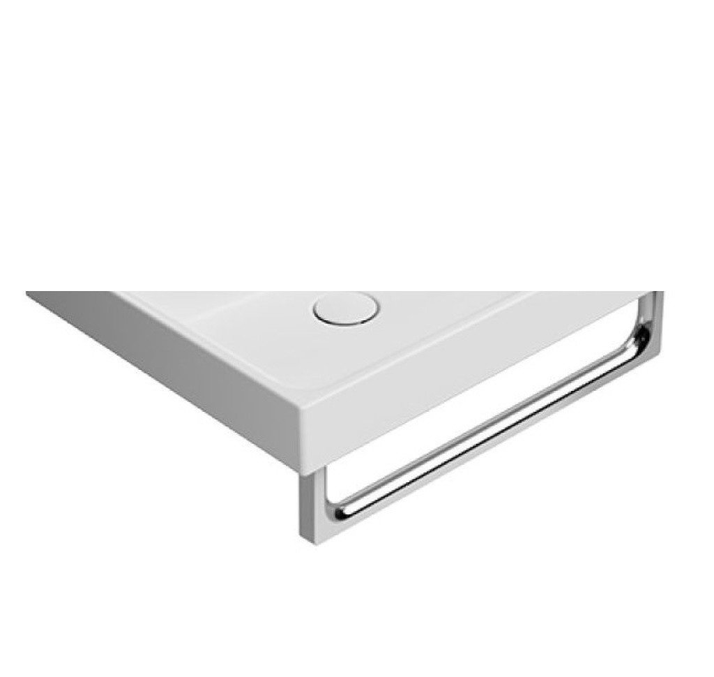 Держатель для полотенца под раковину 60 см (хром)