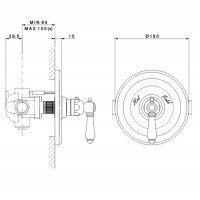 Смесители Смеситель для душа, цвет хром 