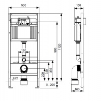 Системы инсталляции Инсталляция для унитаза 