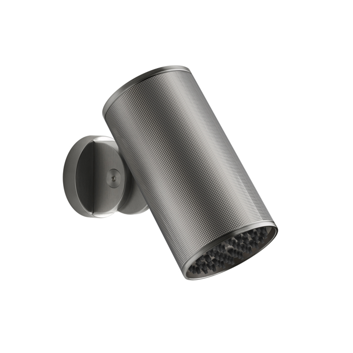 Душевая программа Верхний душ 79 мм, с настенным креплением, тропический ливень, цвет Steel Brushed 