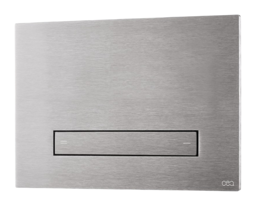 Панель двойного смыва Hydroplate Tece, сталь, цвет Black Diamond сатинированный