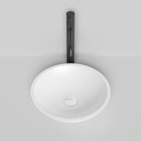 Раковины Раковина накладная 370х370, матовая, материал S-Stone 