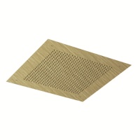 Душевая программа Верхний душ 380*380 мм, латунь шлифованная 