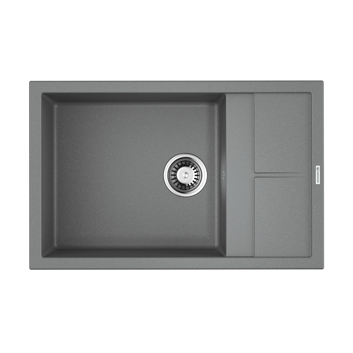 Кухонные мойки Кухонная мойка 780x500x200 Sumi 78-LB-GR Tetogranit/leningrad grey 