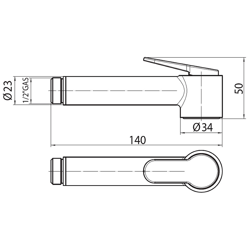 Смесители Комплект для гигиенического душа, цвет nickel spcciolato matt 