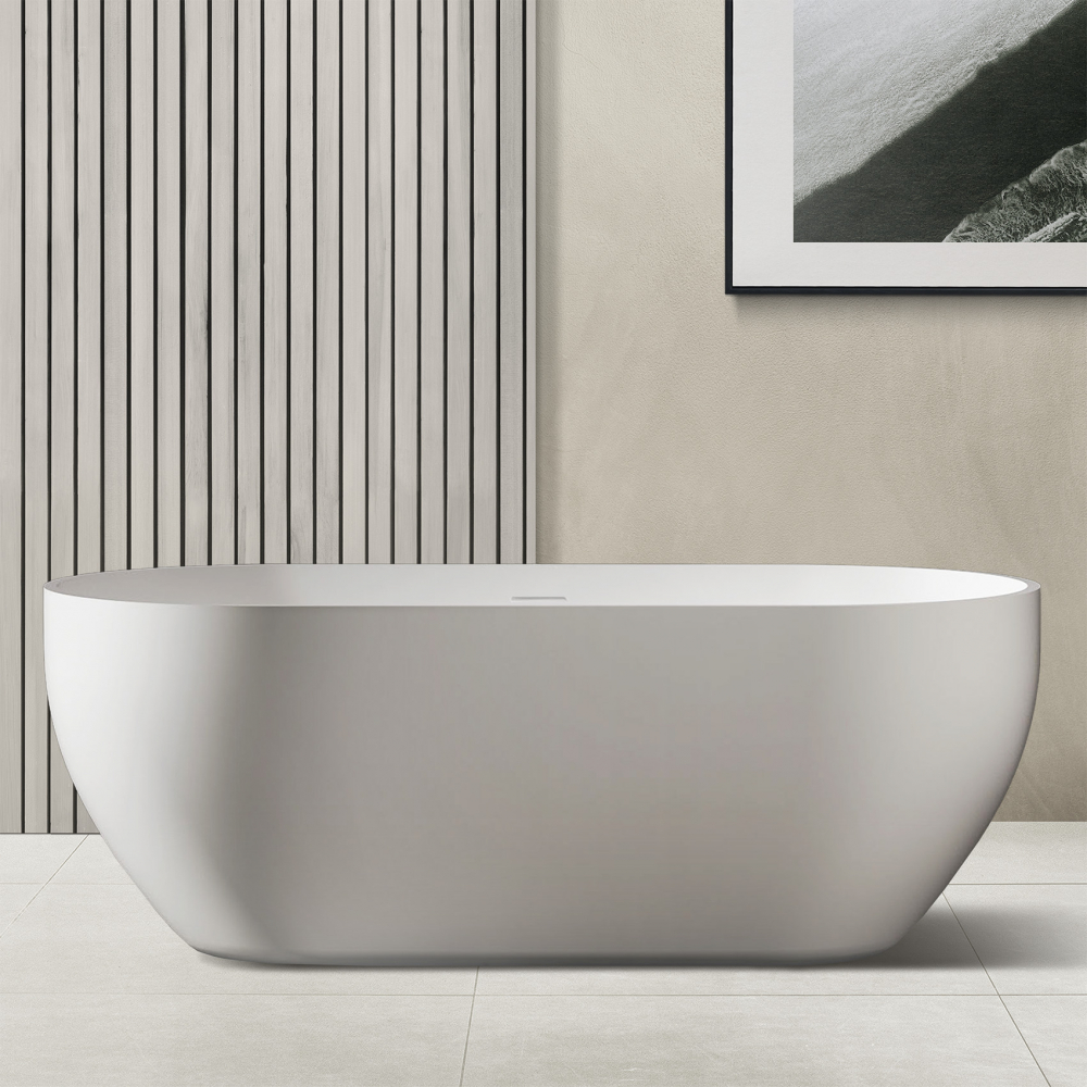 Ванны Ванна из искусственного камня белая матовая 170x75 