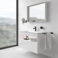 Аксессуары для ванной Дозатор жидкого мыла (чёрный матовый) 