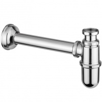 Комплектующие Сифон для раковины, хром 