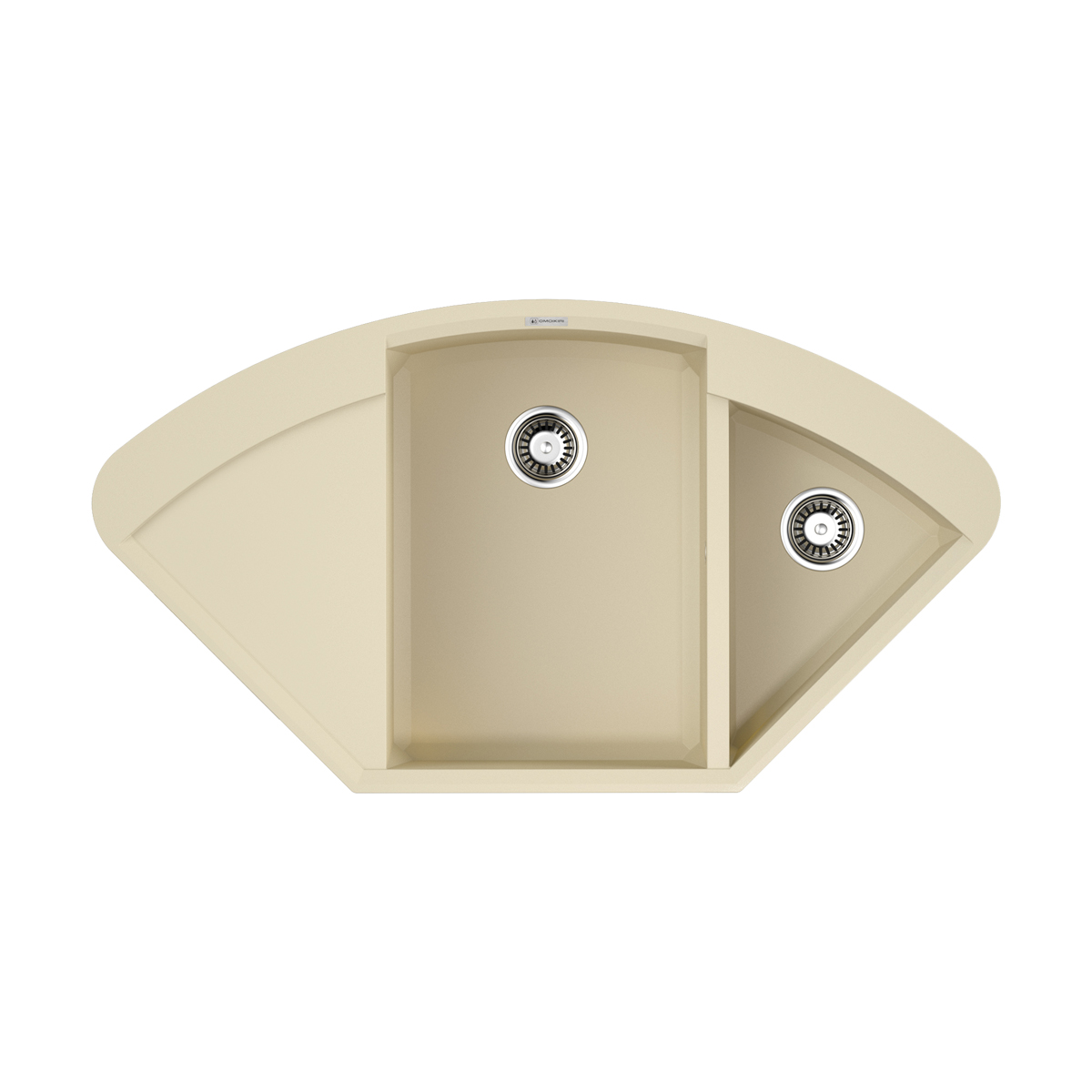 Кухонные мойки Кухонная мойка 1057x575x210 Sakaime 105C-BE Tetogranit/ваниль 