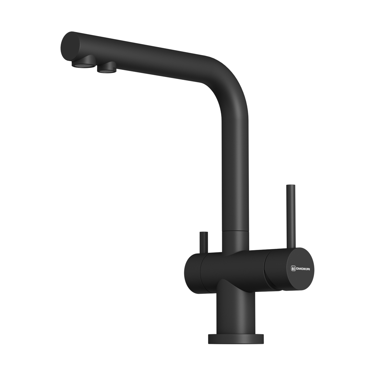 Смесители для кухни Смеситель для кухни Nagano-P-BL латунь/черный 