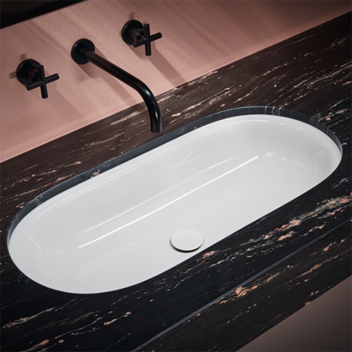 Раковины Раковина встраиваемая снизу 57x38 см, белая 