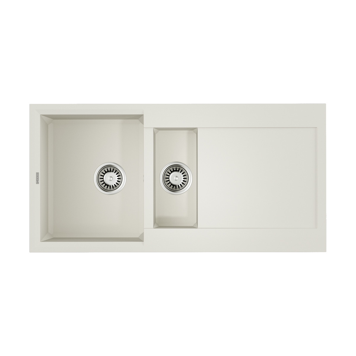 Кухонные мойки Кухонная мойка 1000x500x200 Sakaime 100-2-WH Tetogranit/белый 