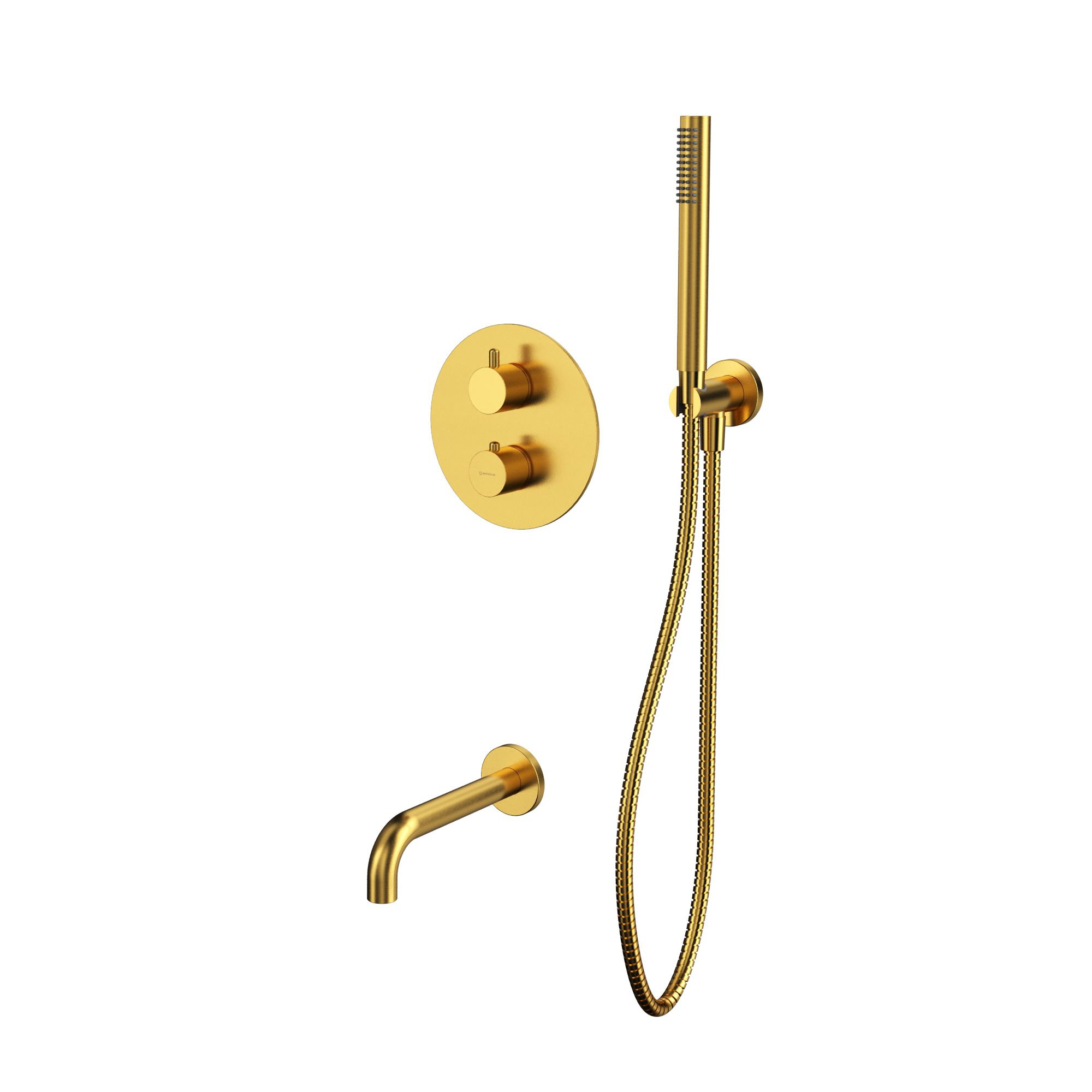 Душевая программа Термостатическая система для ванны скрытого монтажа YSET10GLB (брашированное золото) 