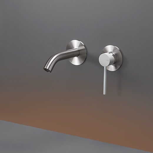 Смесители Настенный смеситель с цветной ручкой 