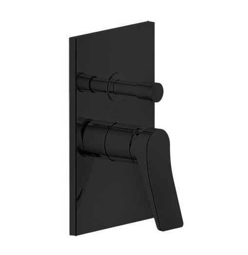 Смесители Смеситель для ванны внешняя часть чёрный матовый 